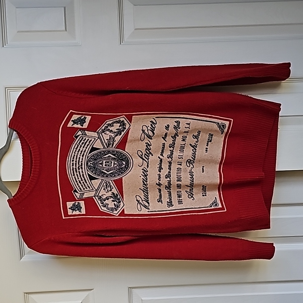 Budweiser sweater
